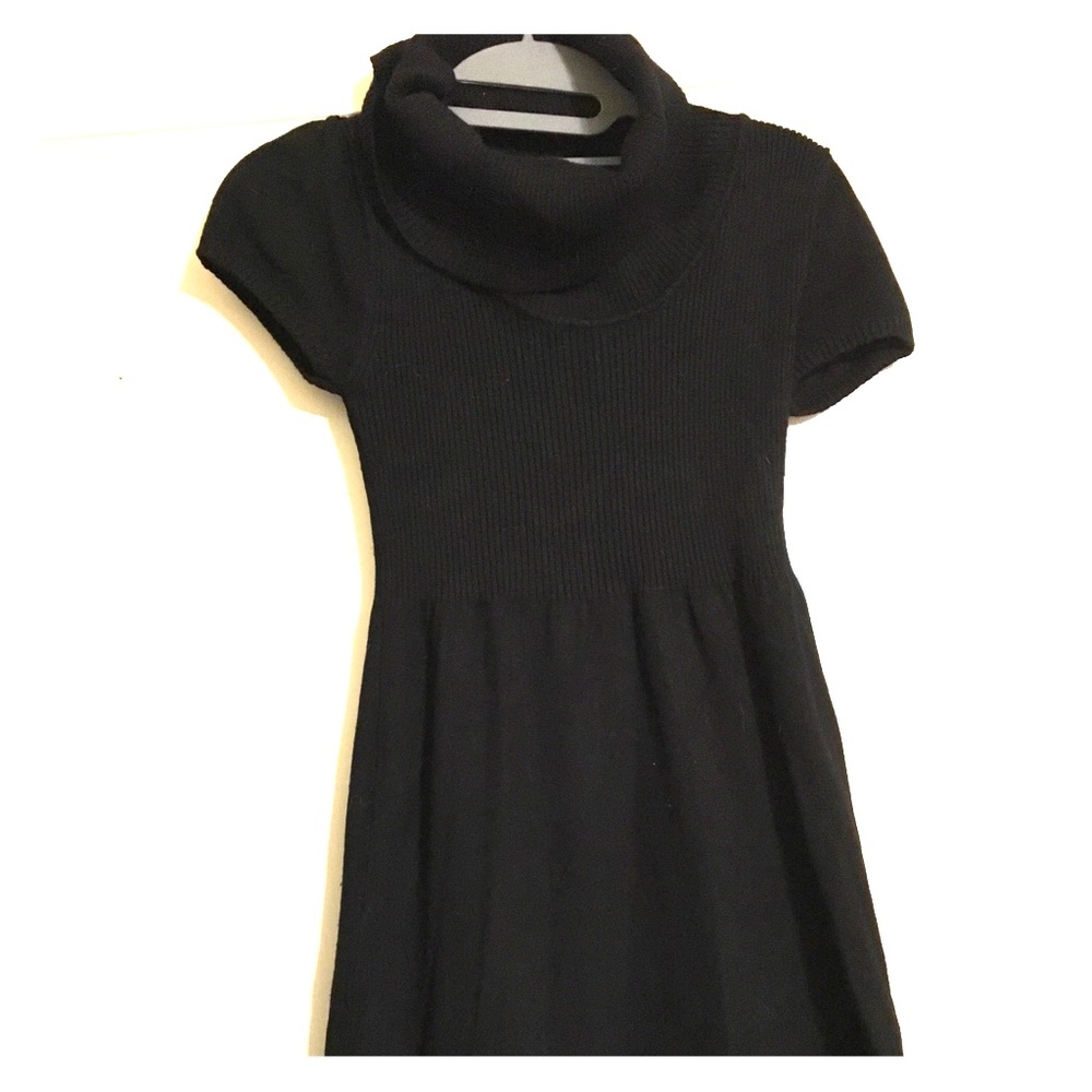 Black sweater dress